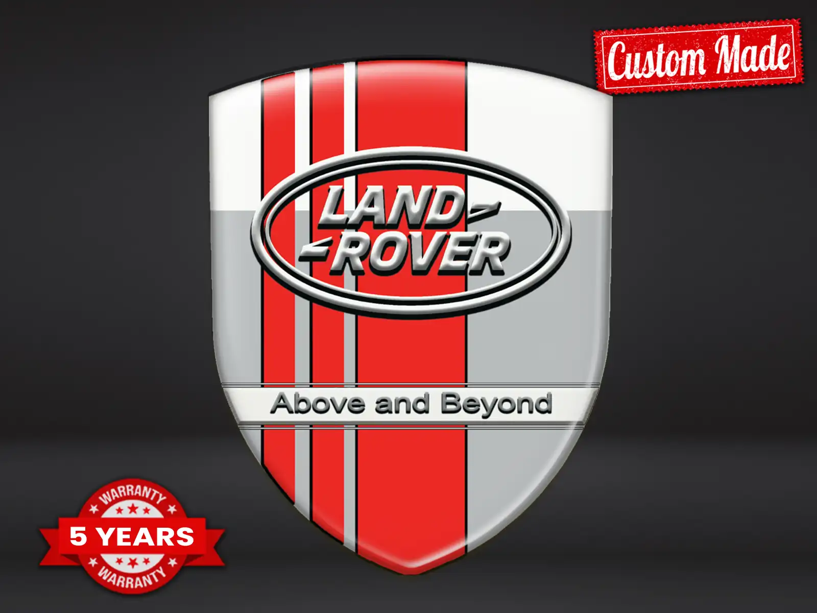 Land Rover Stoßsticker Sportlich Racing Stern Auto